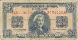 2,5 Gulden PAESI BASSI  1945 P.071 B a MB