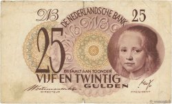 25 Gulden NETHERLANDS  1945 P.077 F