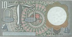 10 Gulden NETHERLANDS  1953 P.085 XF