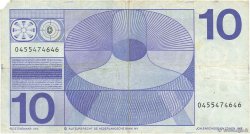 10 Gulden NETHERLANDS  1968 P.091a VF