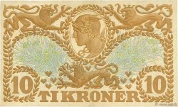 10 Kroner DÄNEMARK  1934 P.026j SS