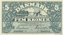 5 Kroner DINAMARCA  1943 P.030i SC+