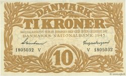 10 Kroner DENMARK  1943 P.031p UNC-