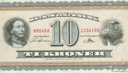 10 Kroner DINAMARCA  1963 P.044s