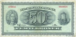 50 Kroner DINAMARCA  1966 P.045j BC