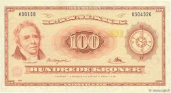 100 Kroner DINAMARCA  1961 P.046b SPL a AU
