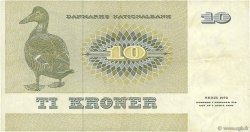 10 Kroner DENMARK  1972 P.048a VF