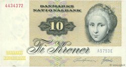 10 Kroner DENMARK  1975 P.048a XF