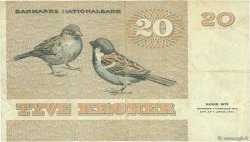 20 Kroner DINAMARCA  1979 P.049a MB