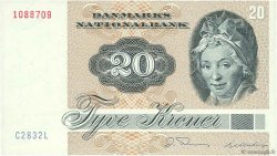 20 Kroner DENMARK  1983 P.049d XF