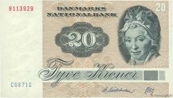 20 Kroner DINAMARCA  1987 P.049f SPL