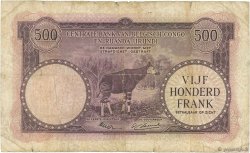 500 Francs BELGIAN CONGO  1953 P.28a VG