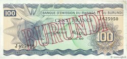 100 Francs BURUNDI  1964 P.05 fVZ