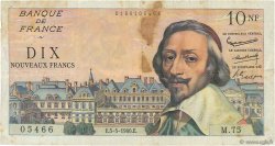 10 Nouveaux Francs RICHELIEU FRANKREICH  1960 F.57.07 S