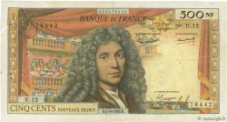 500 Nouveaux Francs MOLIÈRE FRANCE  1963 F.60.05 F