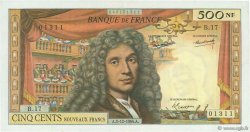 500 Nouveaux Francs MOLIÈRE FRANCE  1964 F.60.07 XF