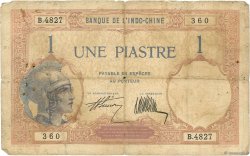 1 Piastre INDOCINA FRANCESE  1927 P.048b B
