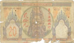 20 Piastres FRENCH INDOCHINA  1928 P.050 P