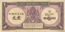 1 Piastre violet FRENCH INDOCHINA  1942 P.060 VF