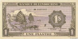1 Piastre violet FRANZÖSISCHE-INDOCHINA  1942 P.060 VZ