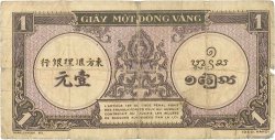 1 Piastre violet FRENCH INDOCHINA  1942 P.060 G