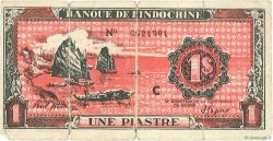 1 Piastre violet FRENCH INDOCHINA  1942 P.060x P