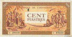 100 Piastres orange INDOCHINE FRANÇAISE  1942 P.066