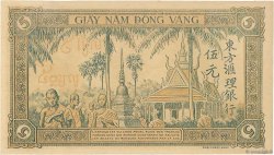 5 Piastres FRENCH INDOCHINA  1951 P.075a XF