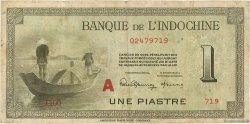 1 Piastre INDOCINA FRANCESE  1945 P.076b MB