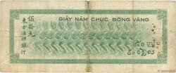 50 Piastres FRENCH INDOCHINA  1945 P.077a F