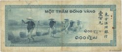 100 Piastres INDOCHINA  1945 P.078a RC+