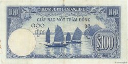 100 Piastres FRENCH INDOCHINA  1946 P.079a VF