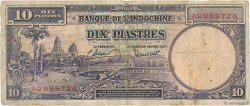 10 Piastres FRENCH INDOCHINA  1947 P.080 G