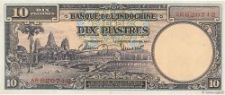 10 Piastres INDOCHINA  1947 P.080 EBC