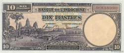 10 Piastres INDOCINA FRANCESE  1947 P.080 FDC