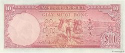 10 Piastres FRENCH INDOCHINA  1947 P.080 UNC