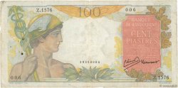 100 Piastres FRENCH INDOCHINA  1947 P.082a G