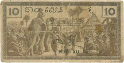 10 Cents FRENCH INDOCHINA  1939 P.085d F