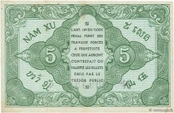 5 Cents FRENCH INDOCHINA  1942 P.088a VF