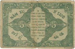 5 Cents FRANZÖSISCHE-INDOCHINA  1942 P.088b SGE