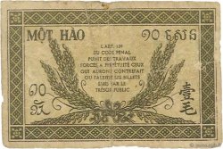 10 Cents INDOCINA FRANCESE  1942 P.089a B