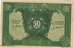 50 Cents FRENCH INDOCHINA  1942 P.091b XF-
