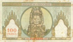 100 Francs TAHITI  1961 P.14d S