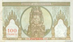 100 Francs TAHITI  1961 P.14d MBC