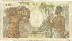 1000 Francs TAHITI  1956 P.15b BC