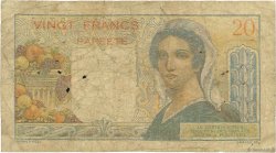 20 Francs TAHITI  1954 P.21b RC