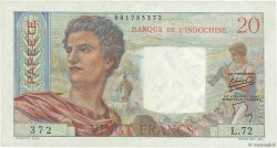 20 Francs TAHITI  1954 P.21b MBC+