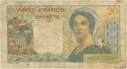20 Francs TAHITI  1963 P.21c SGE
