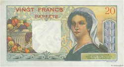 20 Francs TAHITI  1963 P.21c XF-