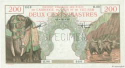200 Piastres - 200 Dong Spécimen INDOCHINE FRANÇAISE  1953 P.109s NEUF